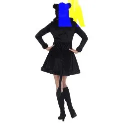 Prachtige Zwarte Panter Jurk Vrouw -Cosplaykostuum Winkel wdm 2018 4844 3 11