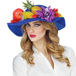 Blauwe Hippie Hoed Brede Rand -Cosplaykostuum Winkel wdm 2018 68582 3 2