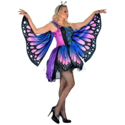 Prachtige Paars Roze Vlinder Vrouw Kostuum -Cosplaykostuum Winkel wdm 2019 075d 3 10