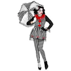 Halloween Harlekijn Drukke Patronen Vrouw Kostuum -Cosplaykostuum Winkel wdm 2019 0800 5 9