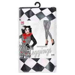 Harlekijn Legging Zwart Witte Ruit -Cosplaykostuum Winkel wdm 2019 094h 6 5