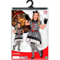 Speelse Harlekijn Pop Kind Meisje Kostuum -Cosplaykostuum Winkel wdm 2021 0901 5 3