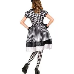 Stille Harlekijn Pop Zwart Wit Vrouw Kostuum -Cosplaykostuum Winkel wdm 2021 090n 3 2