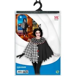 Hariet Harlekijn Zwart Wit Poncho Vrouw -Cosplaykostuum Winkel wdm 2021 481a 7 2