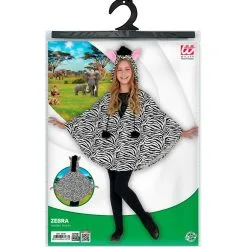 Duizelingwekkende Strepen Poncho Zebra Kind Kind -Cosplaykostuum Winkel wdm 2021 481p 5 2