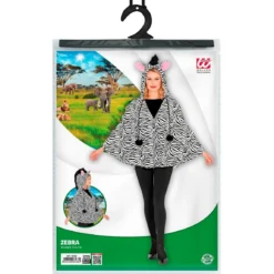 Duizelingwekkende Zwart Wit Strepen Poncho Zebra -Cosplaykostuum Winkel wdm 2021 481q 5 2