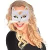Oogmasker Kat Met Snorharen, Wit
