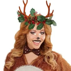 Fabelachtige Rendierhoorns Met Hulst En Dennenappels -Cosplaykostuum Winkel wdm 2021 68569 3