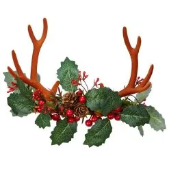 Fabelachtige Rendierhoorns Met Hulst En Dennenappels -Cosplaykostuum Winkel wdm 2021 68569 4