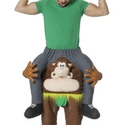 Hilarische Man Op Aap Kostuum