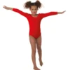 Body Lange Mouwen Misty Rood Meisje Kostuum