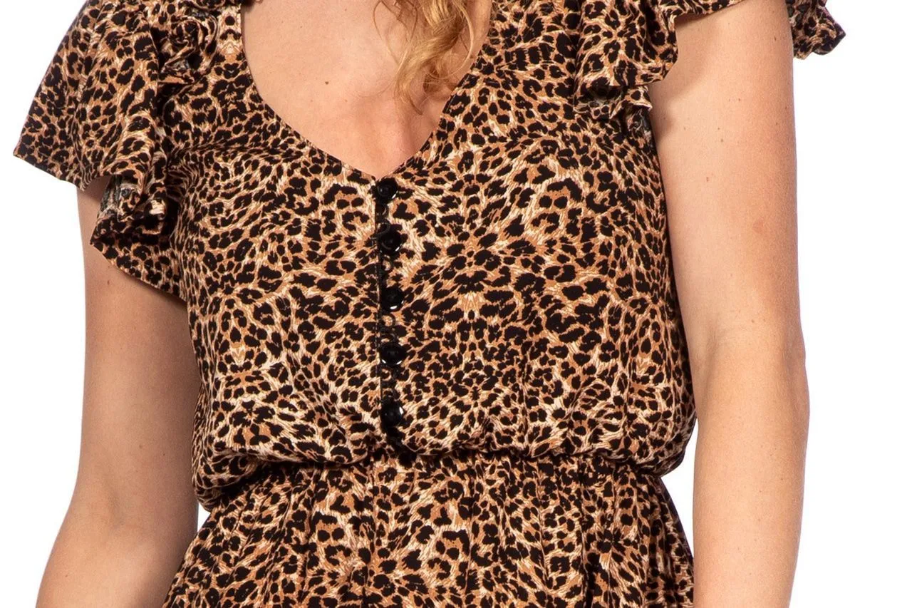 Wilde Panter Feestbeest Vrouw Kostuum 6 Wilde Panter Feestbeest Vrouw Kostuum - Afbeelding 6